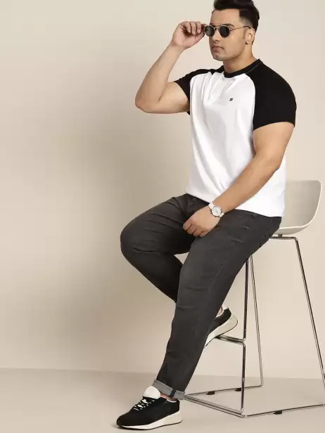 Men Plus Size Tapered Jeans - image 5