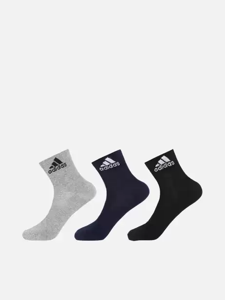 Men  Pack Of 3 Solid Ankle-Length  Socks - image 4