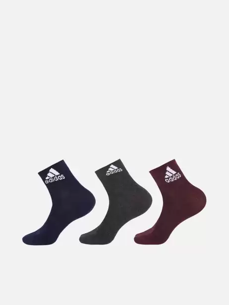 Men Pack Of 3 Solid Socks - image 4