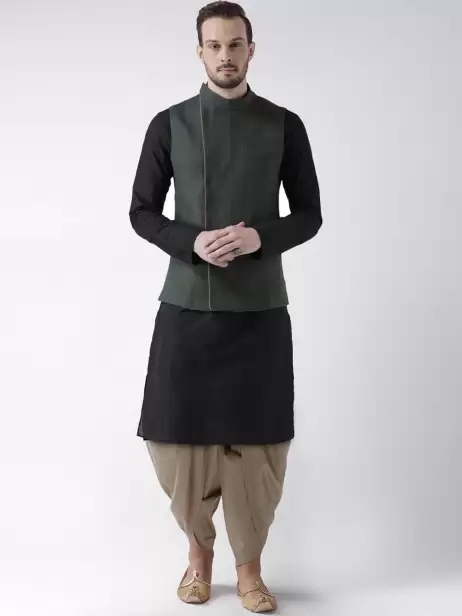 Men Kurta with Dhoti Pant - image 4
