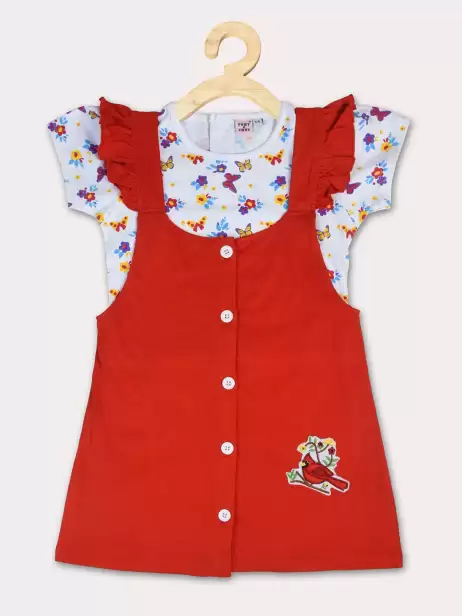 Girls Pinafore Mini Dress - image 4