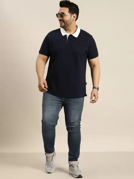 Plus Size Polo Collar T-shirt - image 4