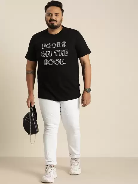 Men Plus Size Printed T-shirt - image 4