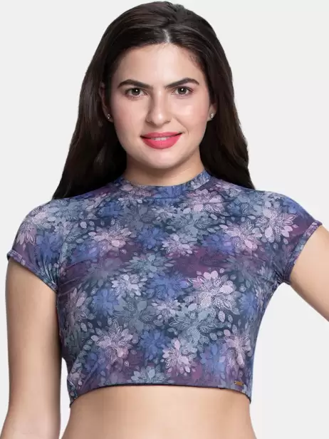 Women Padded Crop Swim Tops - image 4