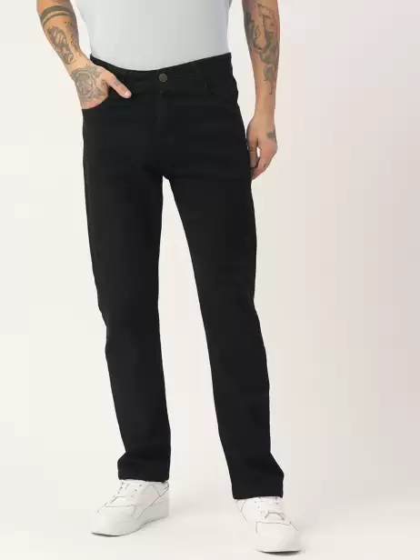 Men Straight Stretchable Jeans - image 4