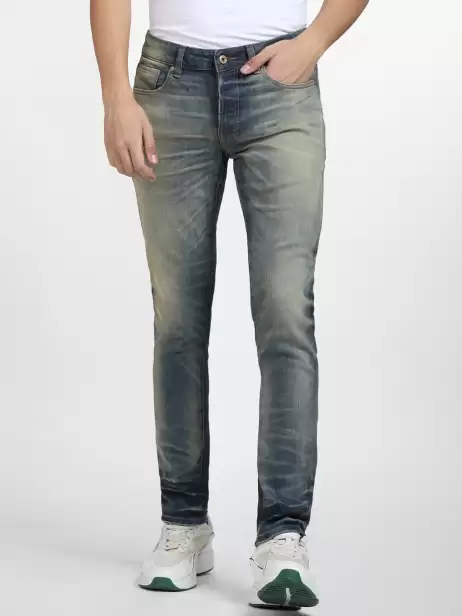Men Heavy Fade Cotton Jeans - image 4