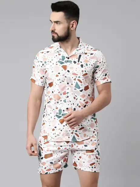 Men Printed Night suit - image 4