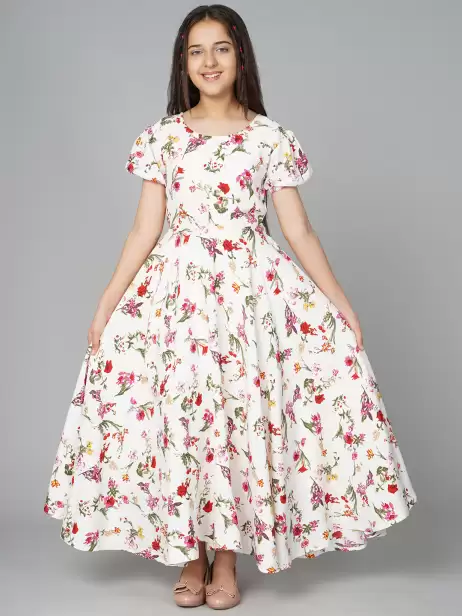 Floral Printed Maxi Dress - image 4