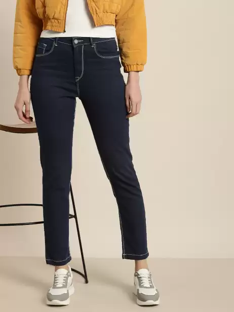 Women Slim Fit High-Rise Jeans - image 4