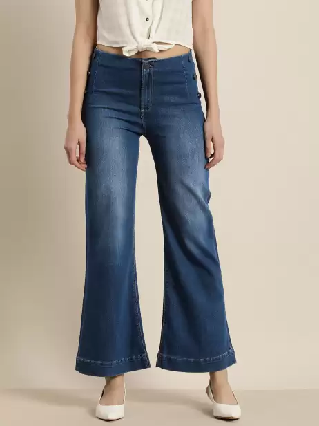 Women Wide Leg Jeans - image 4