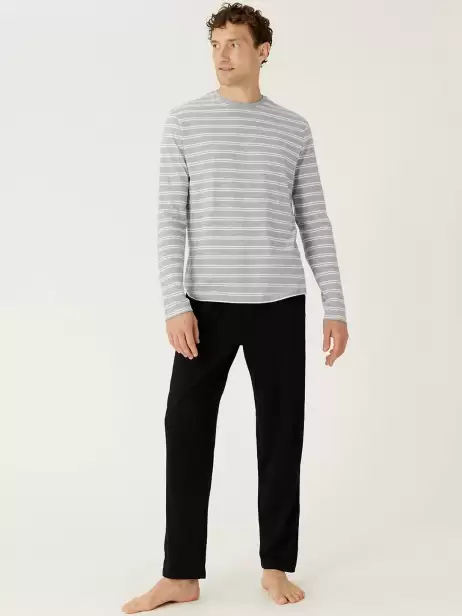 Men Pure Cotton Night suit - image 4