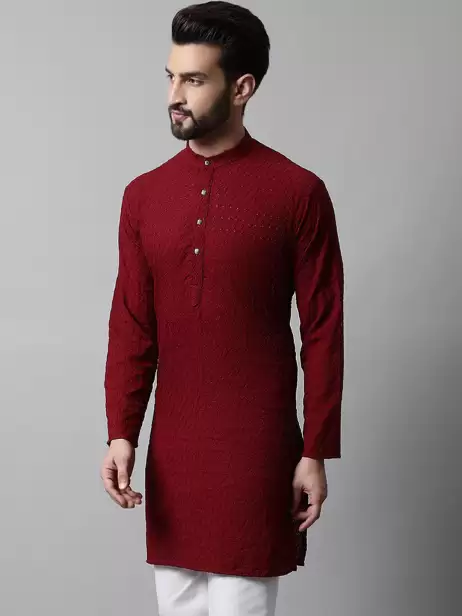 Men Pure Cotton Kurta - image 4