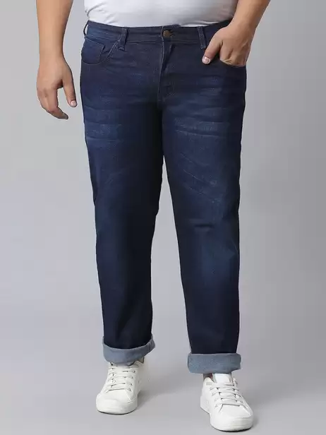 Plus Size Men Cotton Jeans - image 4