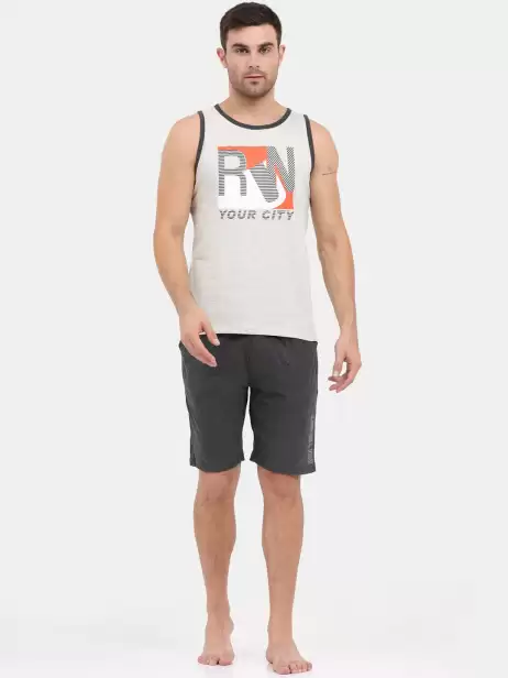 Men Pure Cotton Night suit - image 4
