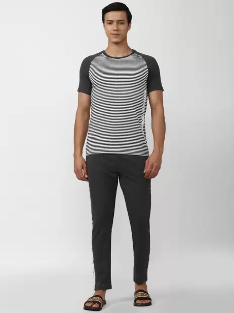 Men Striped Night suit - image 4