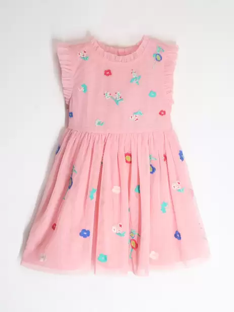 Girls Cotton Fit & Flare Dress - image 4