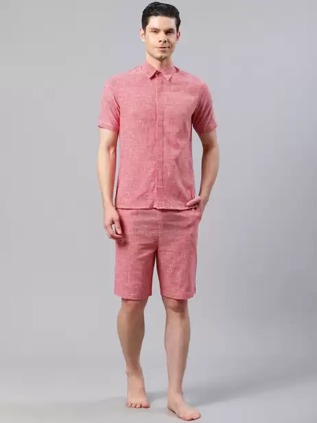 Men Shirt Collar Night suit - image 4