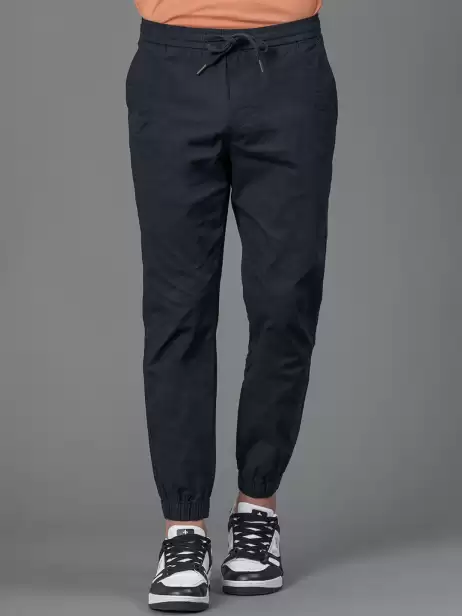 Men Cotton Drawstring Joggers - image 4