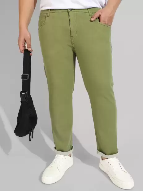 Men Plus Size Cotton  Jeans - image 4