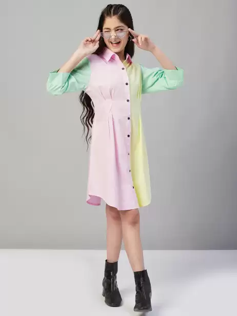 Puffed Sleeve Cotton Dress - image 4