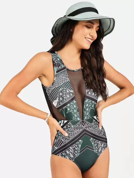 Women Printed Bodysuit - image 4