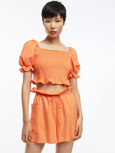 Women Paper Bag Shorts - image 4