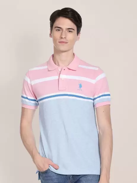 Men Polo Collar T-shirt - image 4