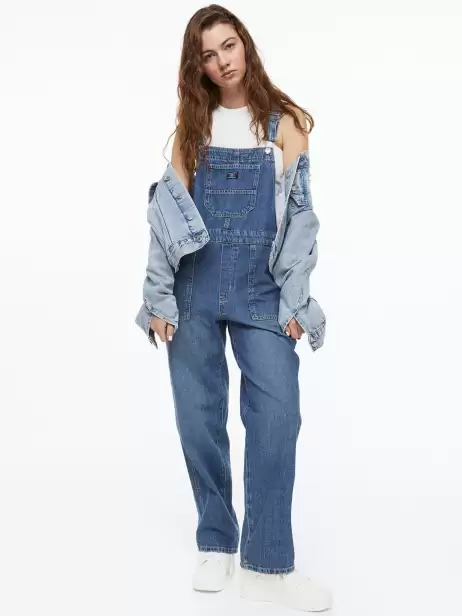 Women Denim Dungarees - image 4