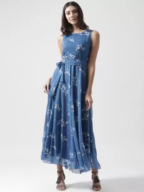 Printed Sleeveless Maxi Dress - image 4