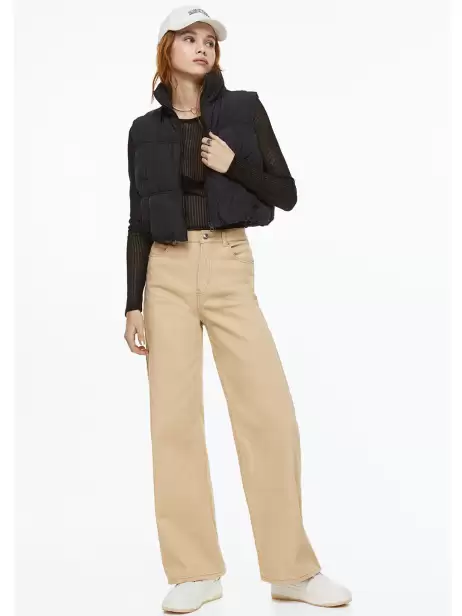 Women Wide Twill Trousers - image 4