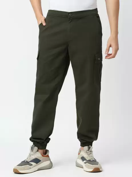 Men Comfort Cargo Trousers - image 4