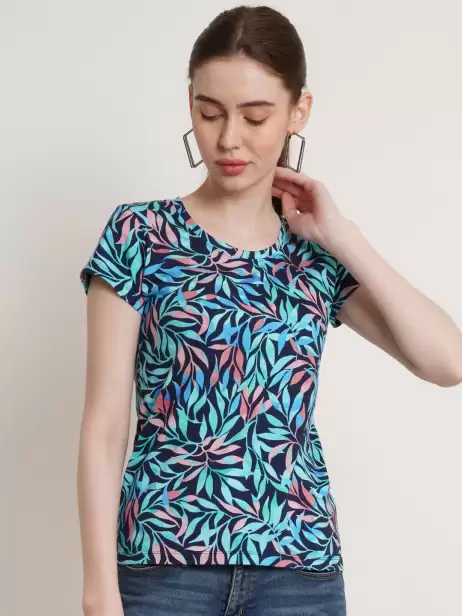 Floral Printed T-shirt - image 4