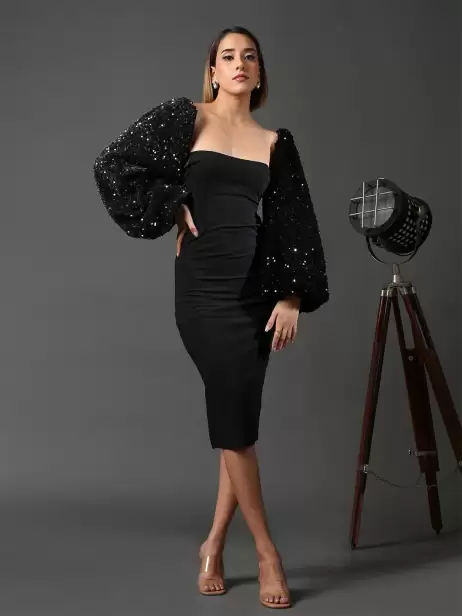 Women Full Sequined Sleeves - image 4