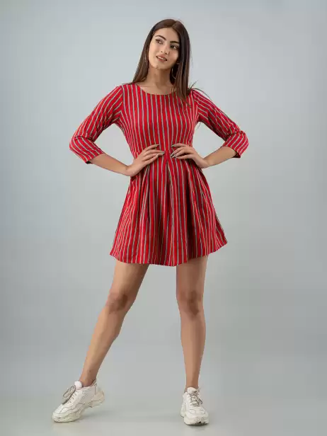 Mini A-Line Dress - image 4