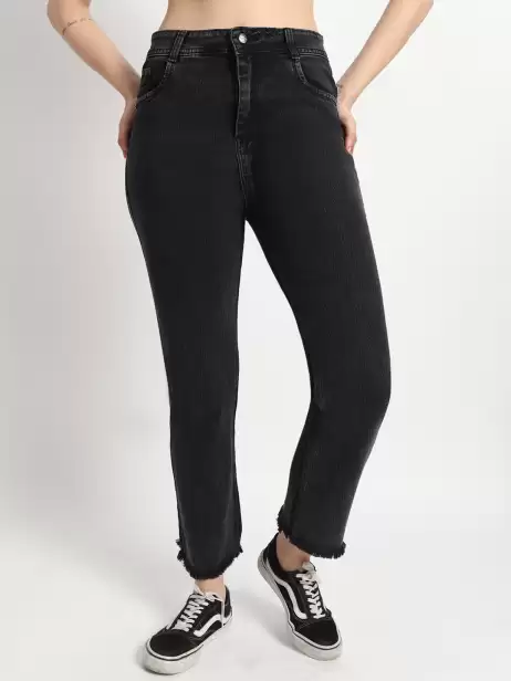 Women Boyfriend Fit High-Rise Jeans - image 4