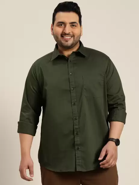 Men Plus Size Casual Shirt - image 4
