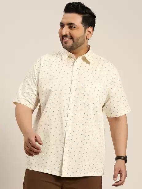 Men Plus Size Printed Shirt - image 4