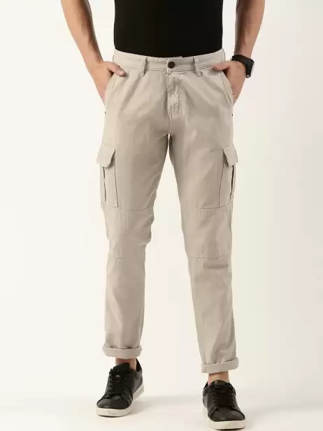 Men Slim Fit Cargos Trousers - image 4