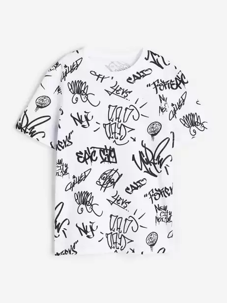 Boys Printed Cotton T-shirt - image 4