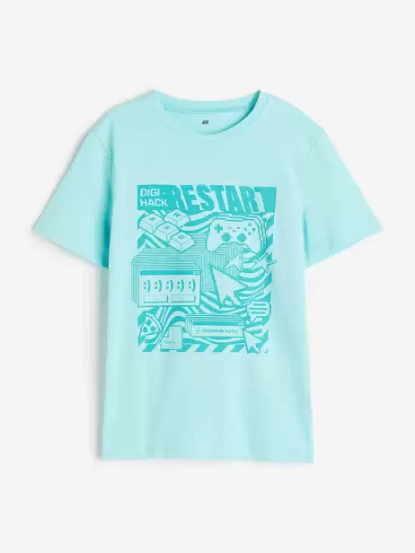 Boys Printed cotton T-shirt - image 4