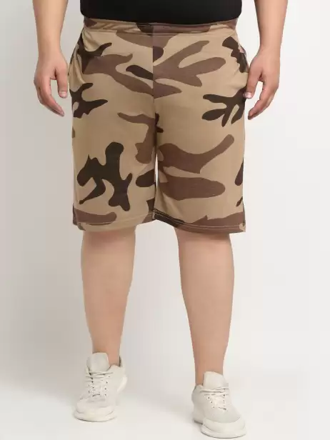 Men Camouflage Printed Shorts - image 4