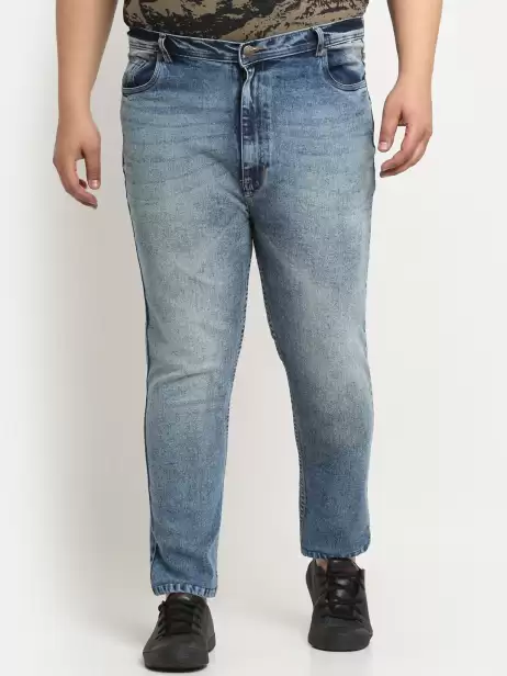 Men Plus Size Cotton Jeans - image 4