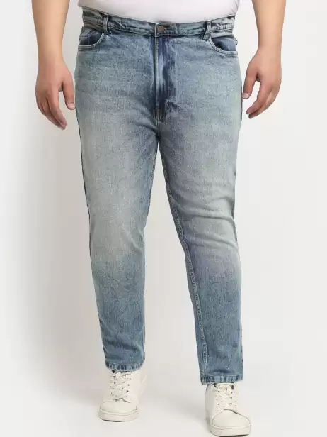 Men Plus Size Cotton Jeans - image 4