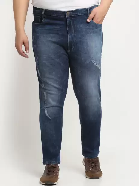 Men Plus Size Cotton Jeans - image 4
