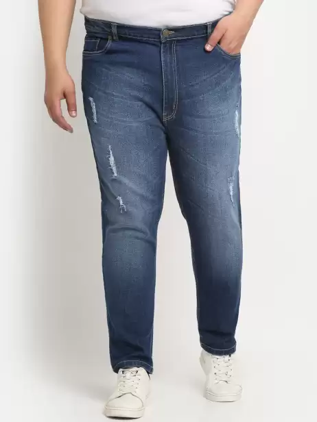 Men Plus Size Cotton Jeans - image 4
