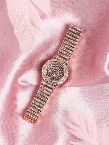 Women Embellished Watch - image 4