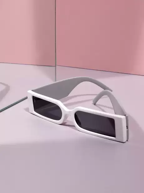 Women Rectangle Sunglasses - image 4