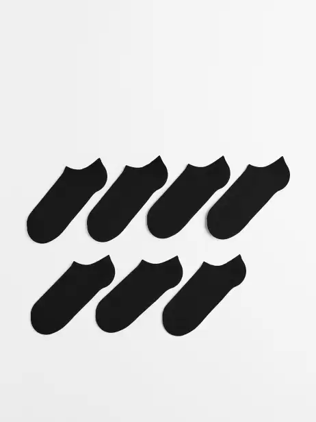Men 7-Pack Trainer Socks - image 4