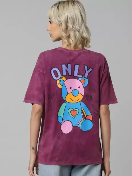 Women Printed Cotton T-shirt - image 4