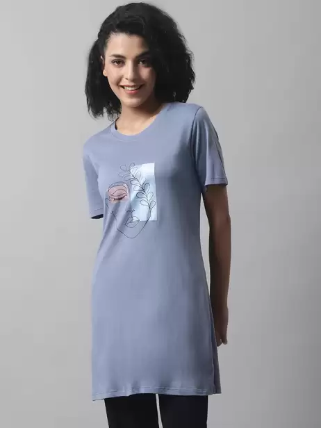 Oversized Longline T-shirt - image 4